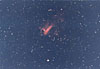 © O. Aders; Omeganebel (Schwanennebel) M 17, 10 min. belichtet auf Fuji New Sensia 800, Brennweite: 1.500 mm f/7.5, Ort: Während des 10. ITV
