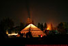  N. Kloth; 8. IHT-Reinsehlen vom 26. - 28. September 2008: Die Knickpyramide mit astronomischen Hintergrund. In der Dmmerung leuchtet sie und fr die Nacht erlischt das Licht. Leichter Nebel ist sichtbar.